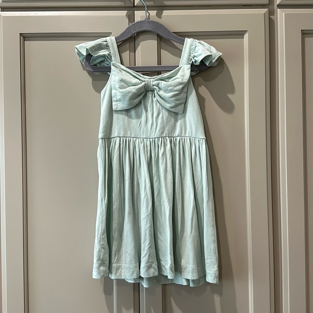 Kate Quinn mint bow dress with ruffles good used condition